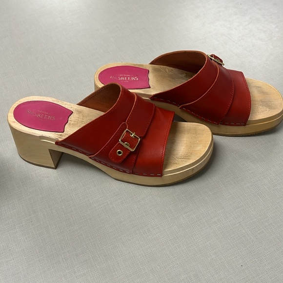 Swedish Hasbeens Red Preppy Slip-Ins - Picture 4 of 7